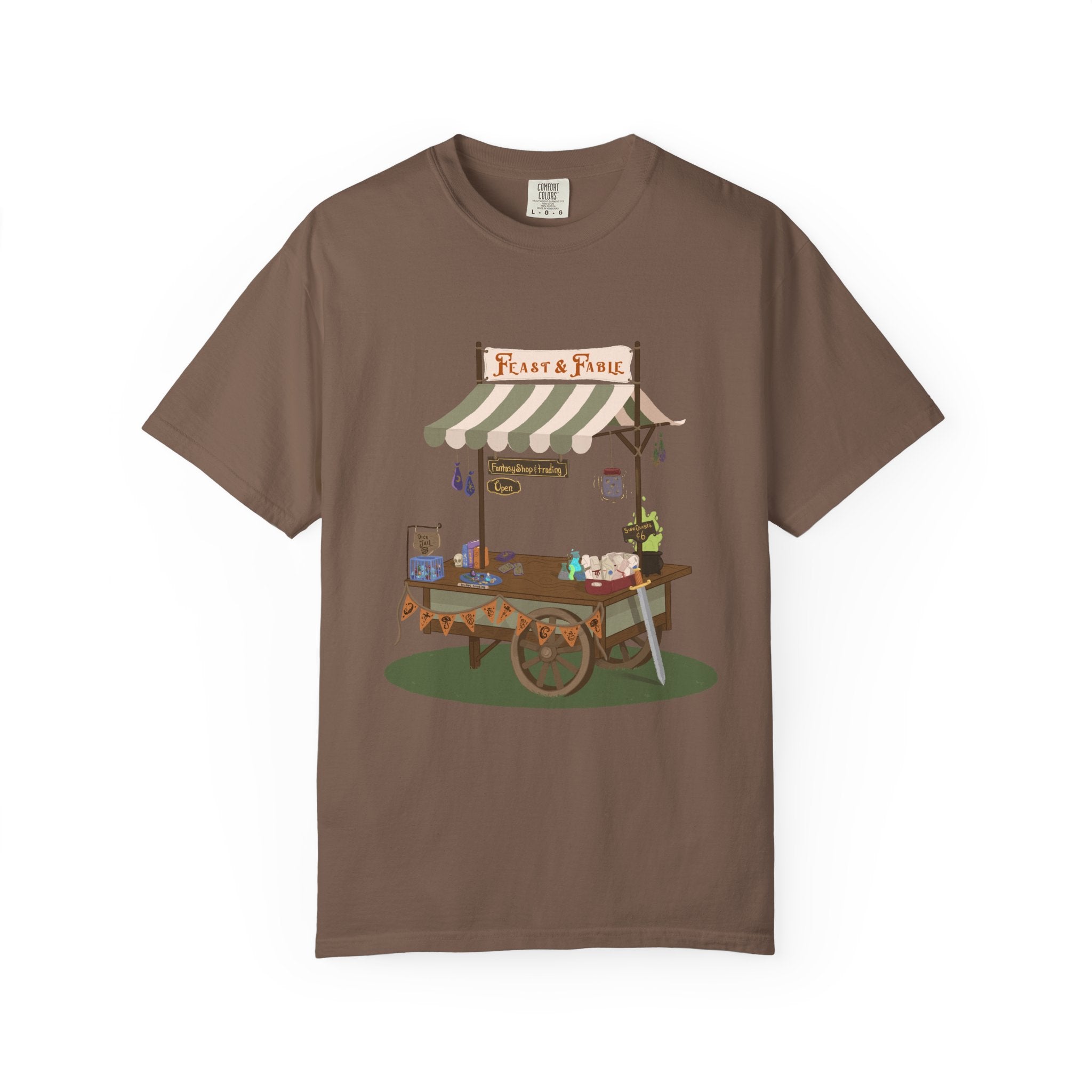 Feast and Fable fantasy Market Stand T-Shirt