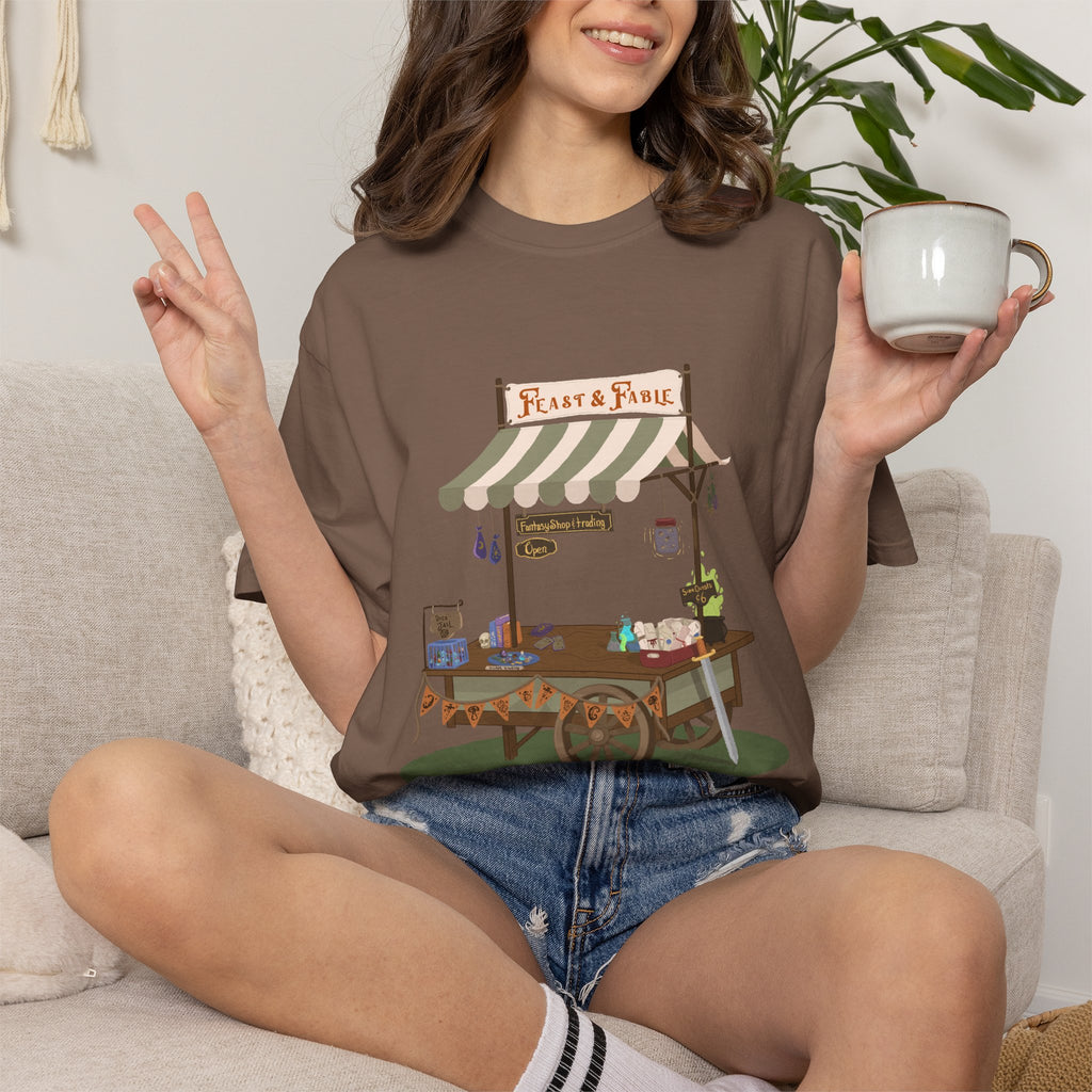 Feast and Fable fantasy Market Stand T-Shirt